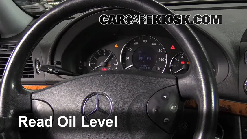 2006 Mercedes-Benz E500 5.0L V8 Oil Check Oil Level